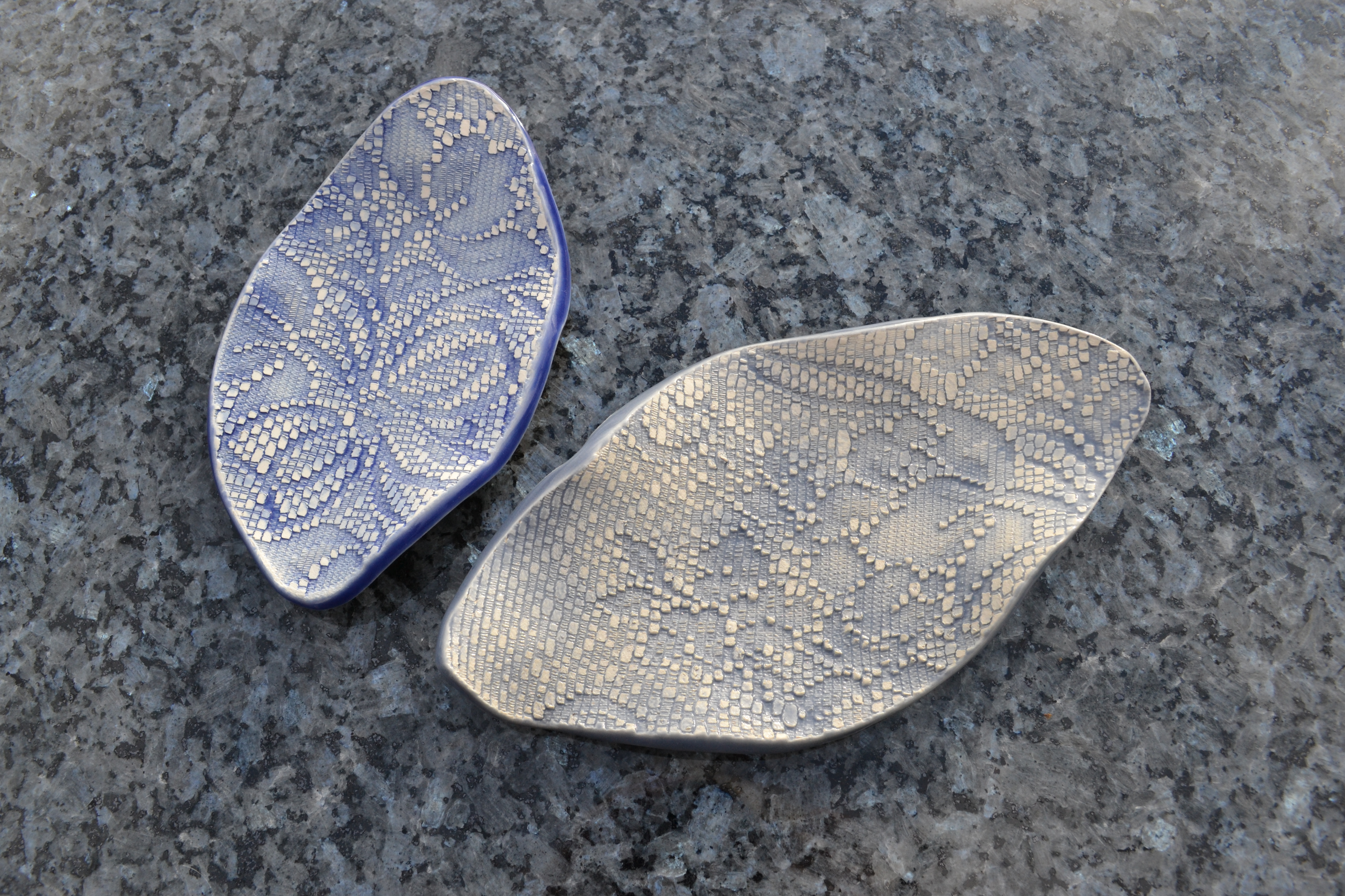 Lace ceramic Trinkets trays